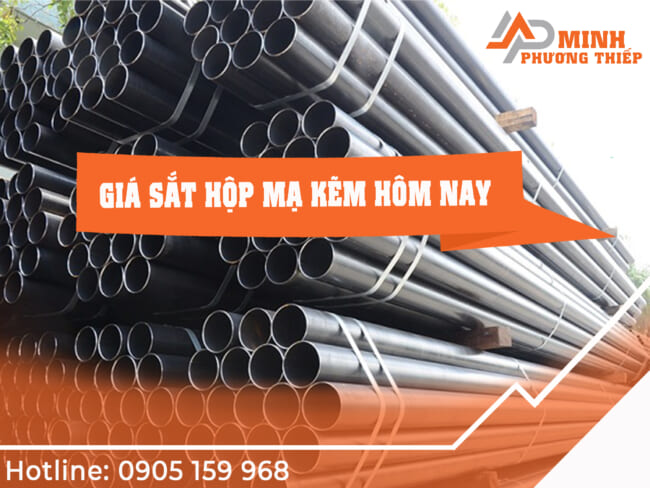 giá sắt hộp mạ kẽm hôm nay